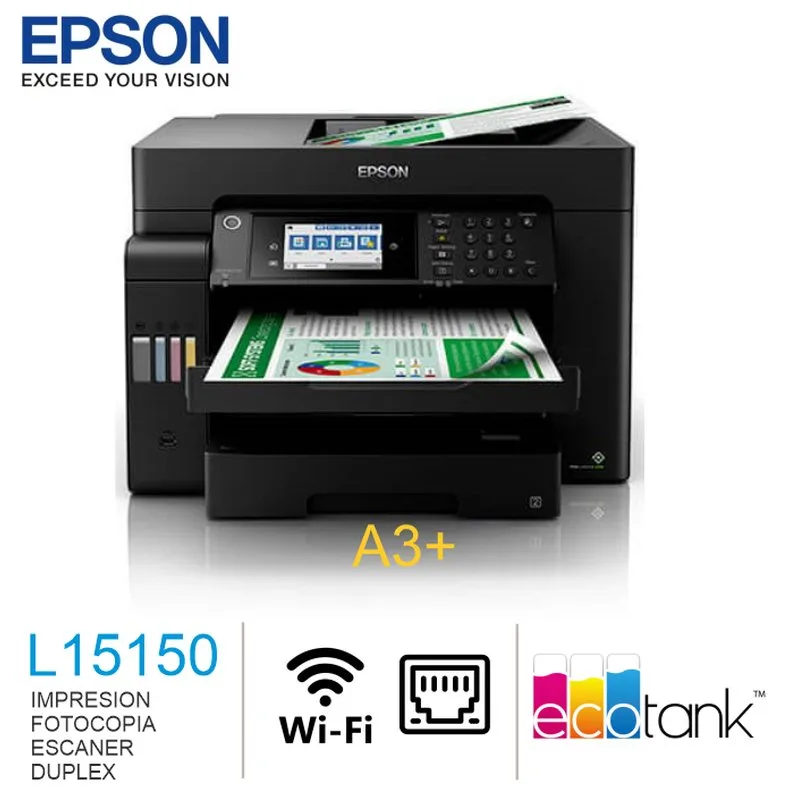 IMPRESORA MULTIFUNCIONAL TINTA EPSON L15150,WIFI-LAN, A3