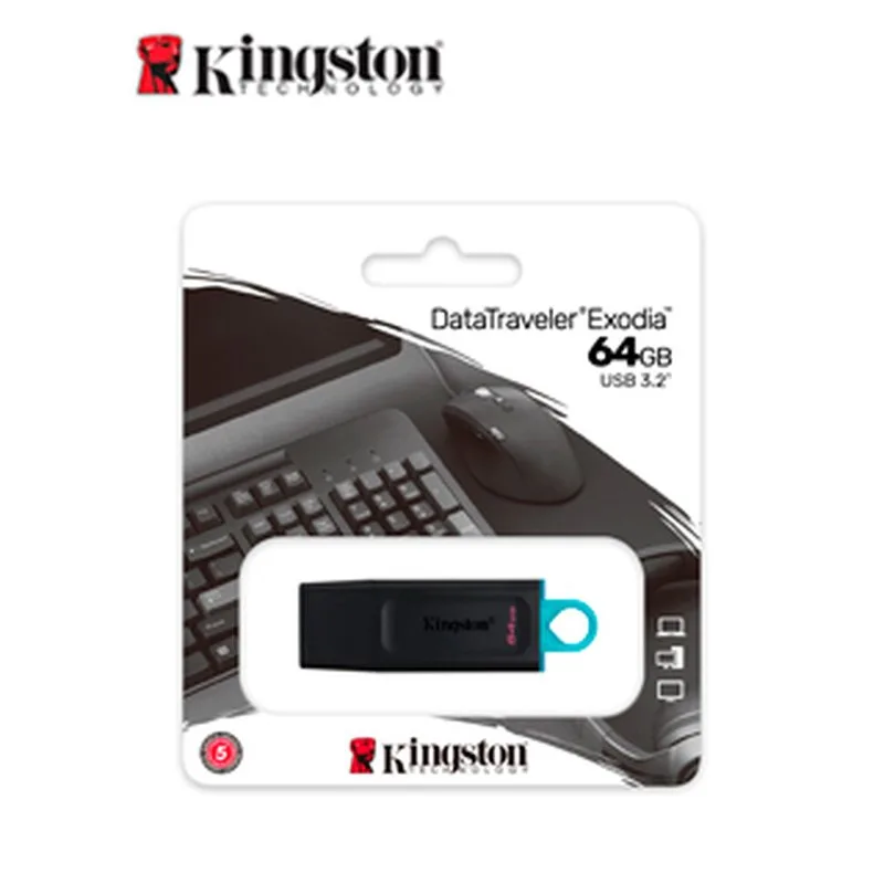 MEMORIA USB KINGSTON EXODIA 64GB, USB 3.2