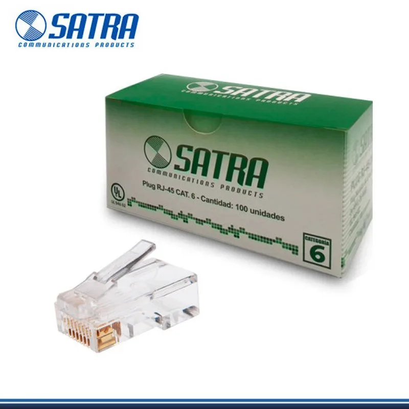 CONECTOR RJ-45 SATRA CAT 6