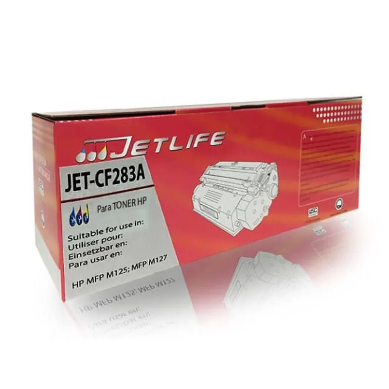 TONER JETLIFE JET-CF283A 1500 PAGINAS-NEGRO