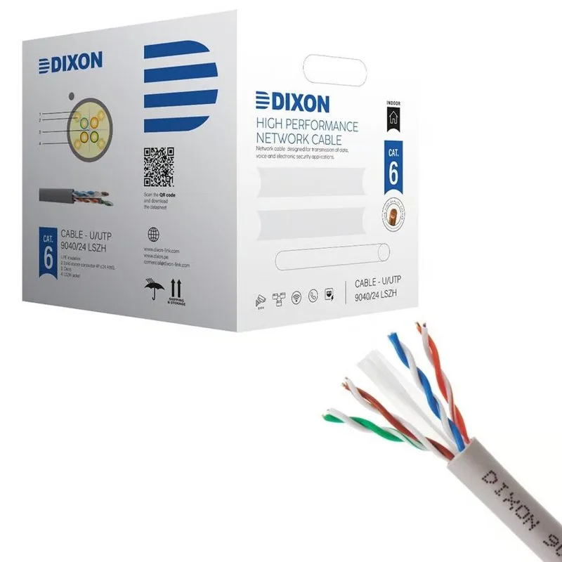 CABLE DE RED DIXON 9040 CAT 6 INTERIOR