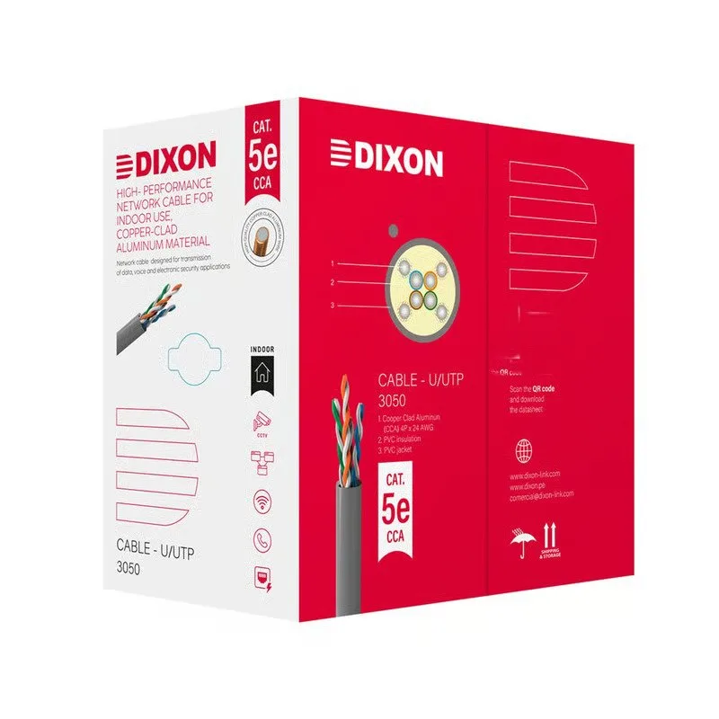CABLE DE RED DIXON 3050 CAT 5e INTERIOR