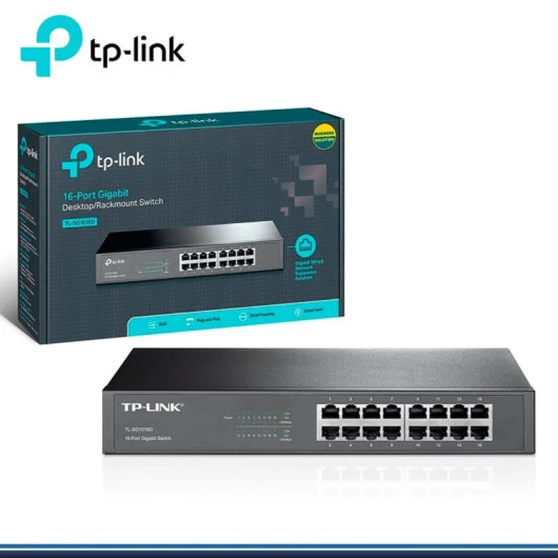 SWITCH TP-LINK TL-SG1016D 16 PUERTOS GIGABIT