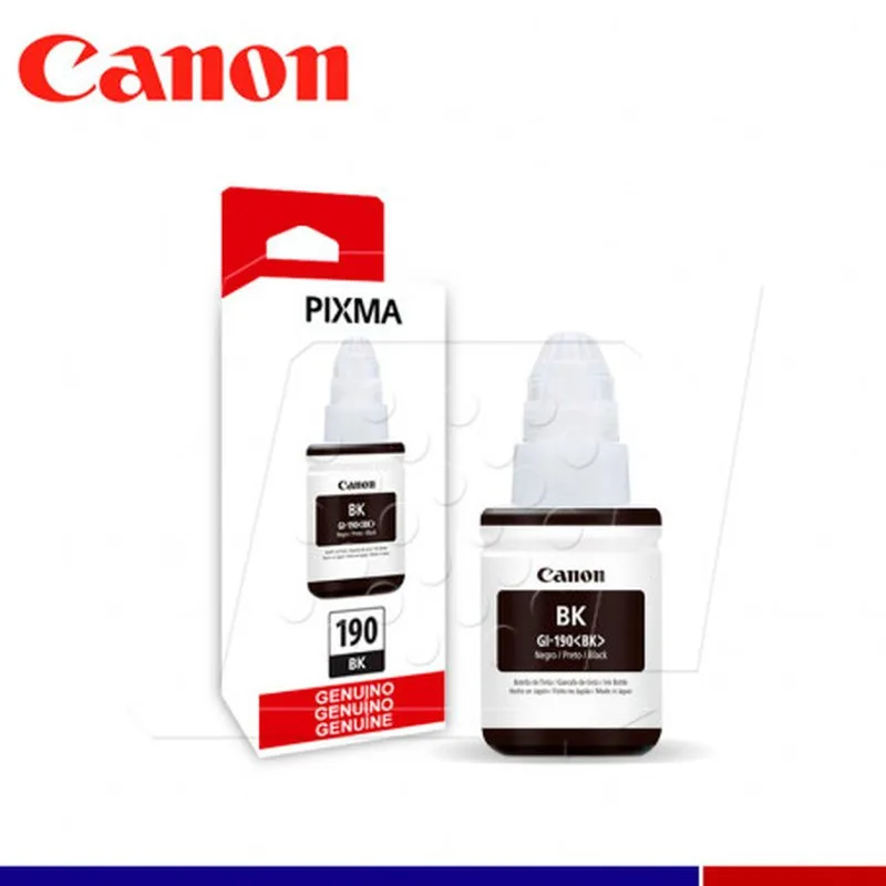 TINTA CANON GI-190 BK, NEGRO, 135ML