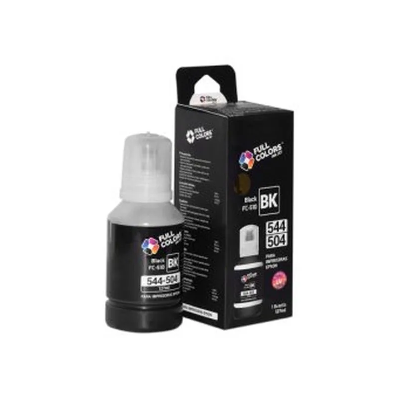 TINTA FULL COLORS PARA EPSON 504-544 NEGRO 127ML