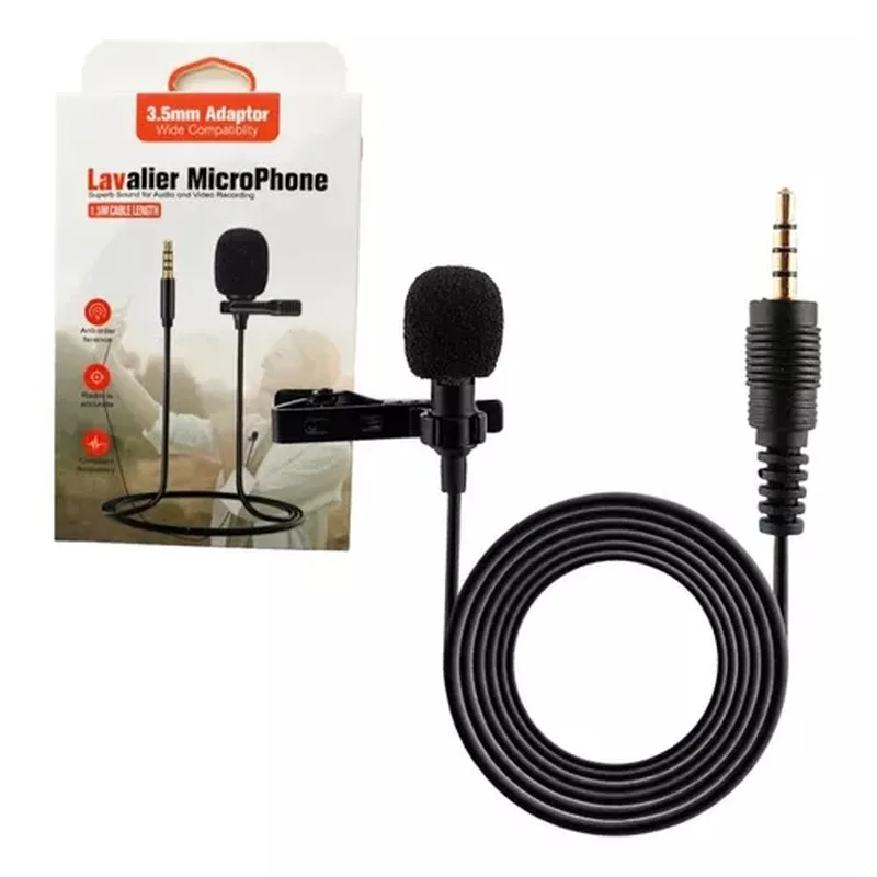 MICROFONO SOLAPERO PECHERO LAVALIER 3.5MM