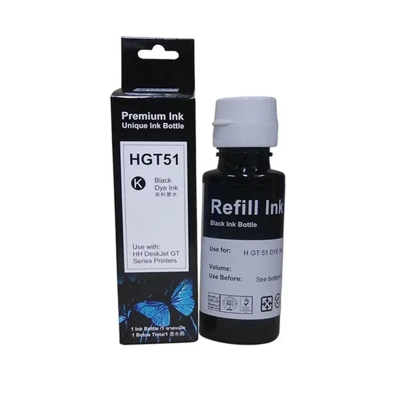 TINTA JETLIFE PARA HP GT51 NEGRO, 90 ML