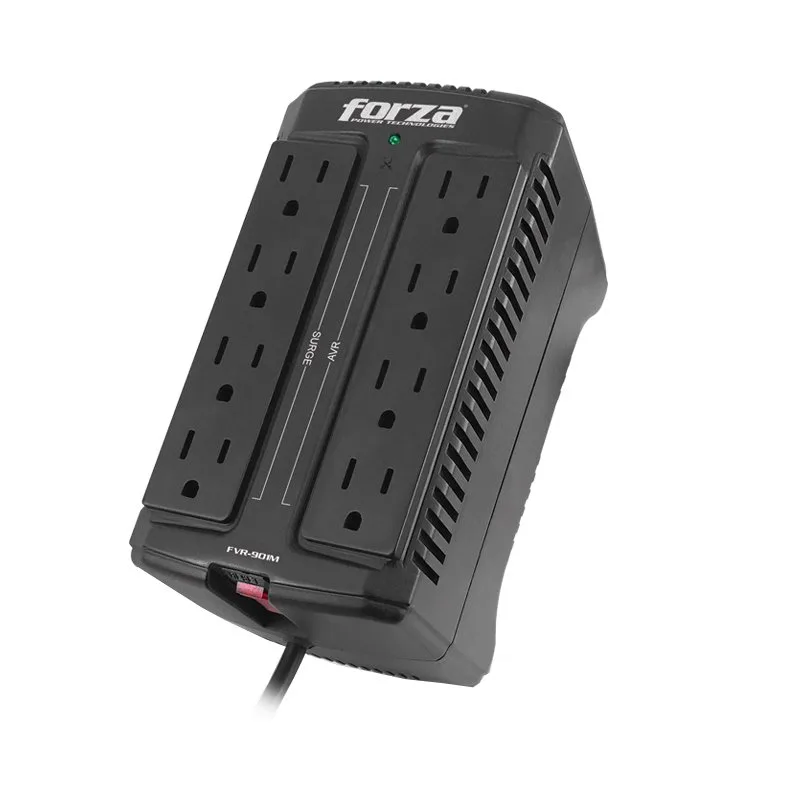 ESTABILIZADOR FORZA FVR-902 900VA-450W, 8 TOMAS 220V