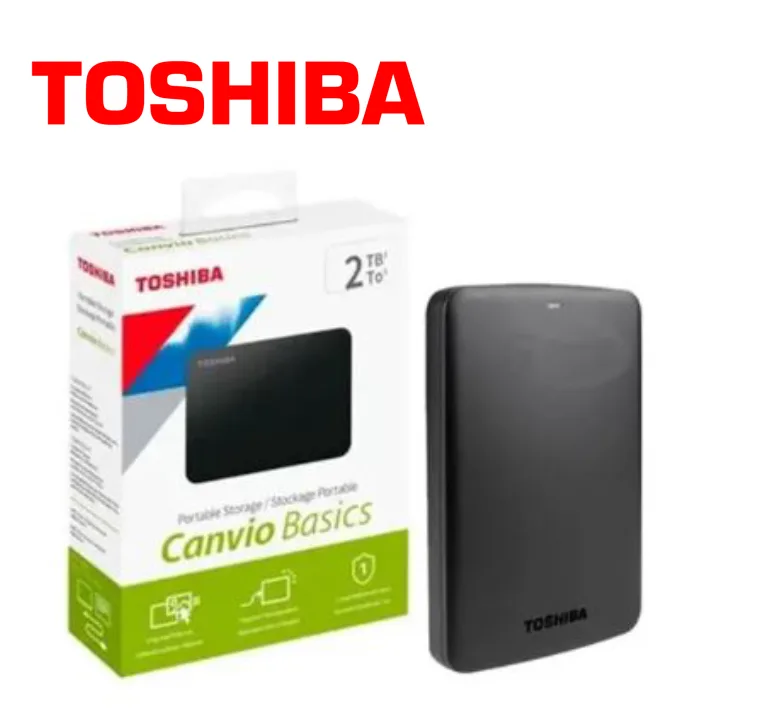 DISCO DURO EXTERNO TOSHIBA CANVIO, 2TB, USB 3.0, 2.5"