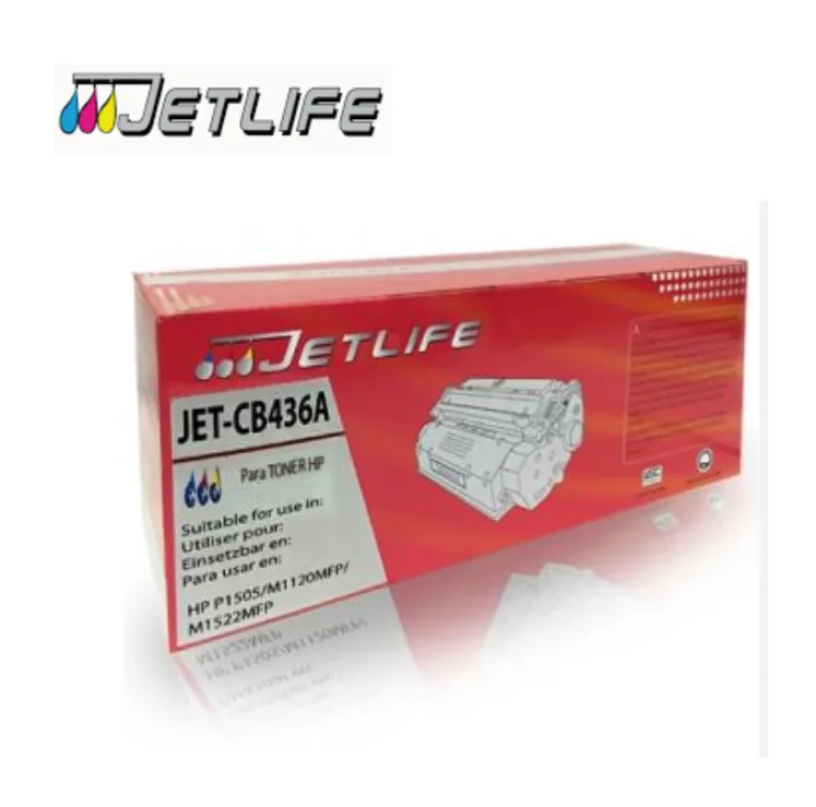 TONER JETLIFE CB436A, 36A, NEGRO