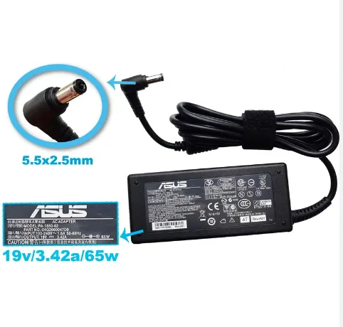 CARGADOR ASUS 19V 3.42A 5,5x2,5 MM