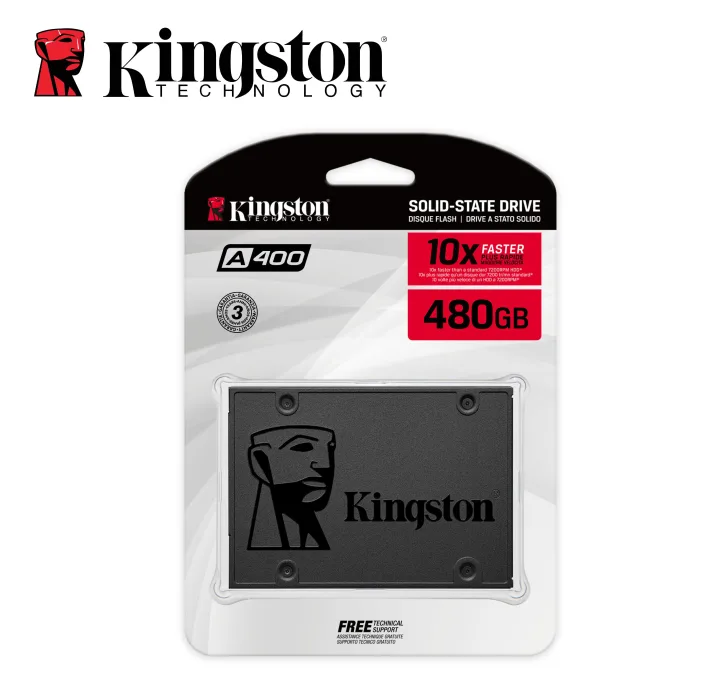 DISCO SOLIDO KINGSTON A400, 480GB, SATA 2.5"