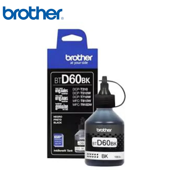 TINTA BROTHER BTD-60BK NEGRO, 108ML