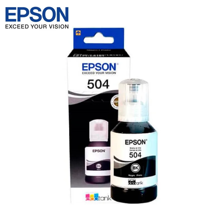 TINTA EPSON 504 T504120,127ML, NEGRO