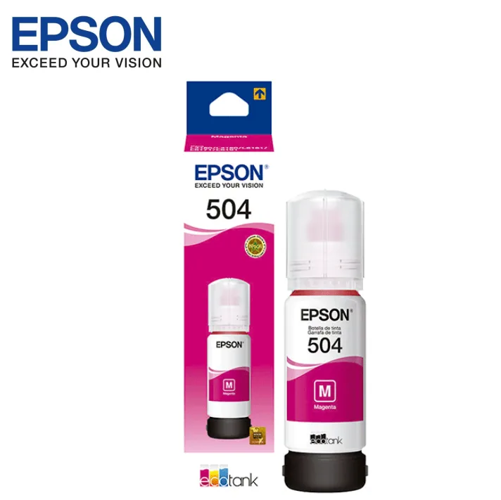 TINTA EPSON 504 T504320, 70ML, MAGENTA