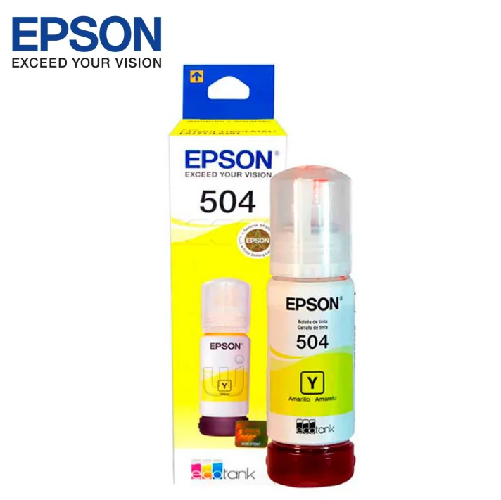 TINTA EPSON 504 T504420, 70ML, AMARILLO