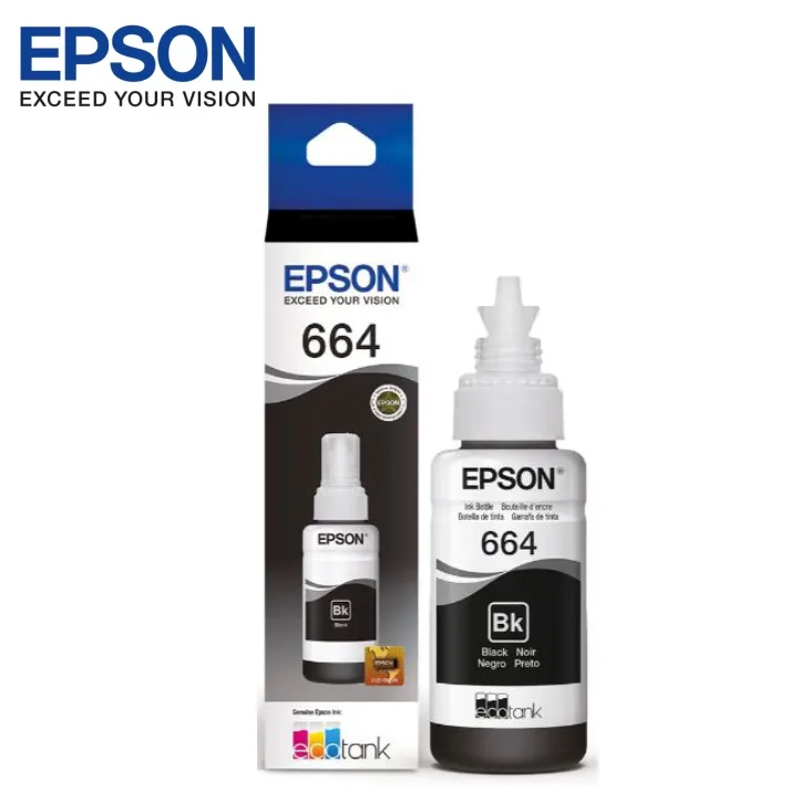 TINTA EPSON 664 T664120, 70ML, NEGRO