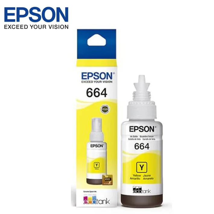 TINTA EPSON 664 T664420, 70ML, AMARILLO