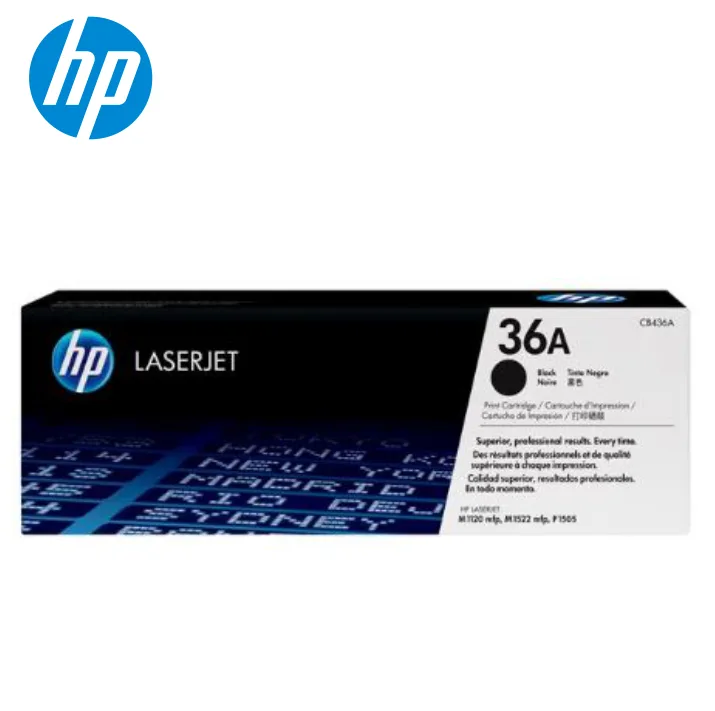 TONER HP CB436A, 36A, 2000 PAGINAS, NEGRO