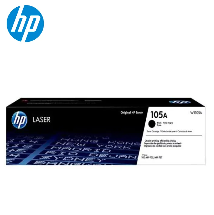 TONER HP W1105A, 105A, 1000 PAGINAS, NEGRO