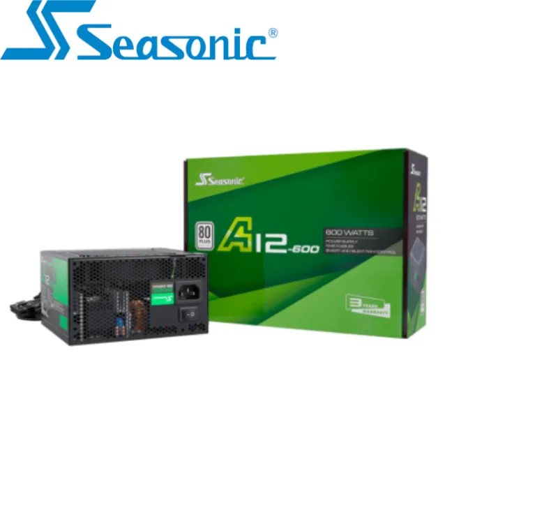 FUENTE DE PODER SEASONIC A12 600W 80 PLUS WHITE