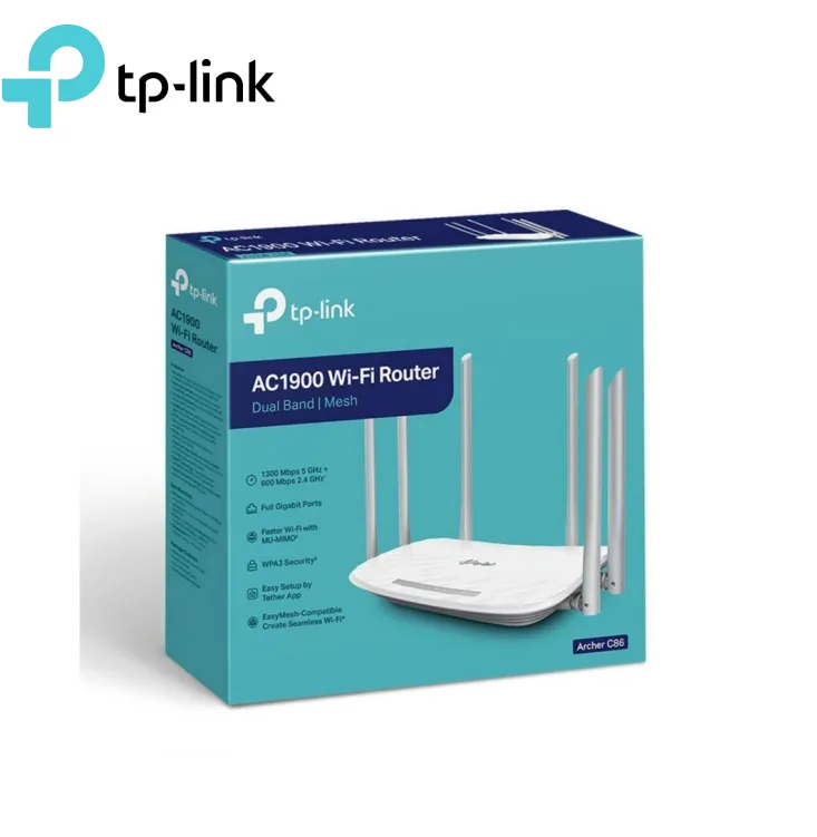 ROUTER TP-LINK ARCHER C86 AC1900 DOBLE BANDA-04 PUERTOS LAN GIGABIT