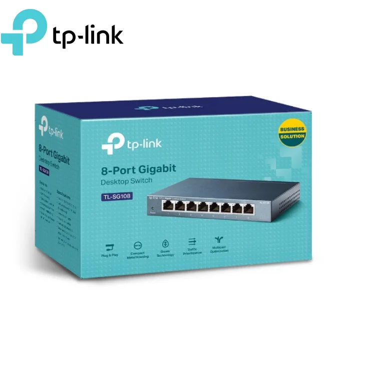 SWITCH TP-LINK TL-LS108G 08 PUERTOS GIGABIT