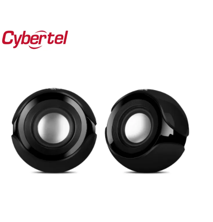 PARLANTE CYBERTEL ZOOM 2 BLACK CYB S402k, 2.0 USB 2" 10W RMS