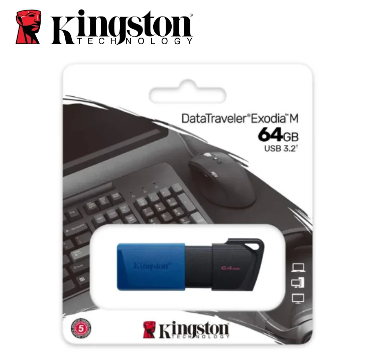 MEMORIA USB KINGSTON EXODIA M 64GB, USB 3.2