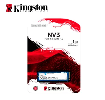 DISCO SOLIDO KINGSTON NV3 1TB M.2 NVME, 6000MBPS