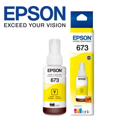 TINTA EPSON T673420, 673Y, AMARILLO, 70 ML