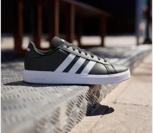ZAPATILLA ADIDAS GRAND COURT BASE 2.0 GW9251 TALLA 41.5 COLOR NEGRO BLANCO VARON