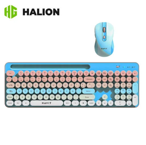 KIT HAVIT KB832GCM-SP TECLADO Y MOUSE INALAMBRICO