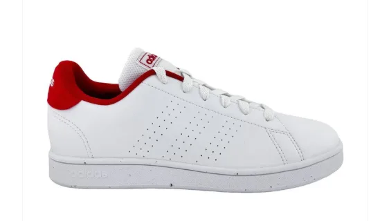 ZAPATILLA ADVANTAGE K HO6179 TALLA 38 COLOR BLANCO ROJO