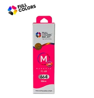 TINTA FULL COLORS PARA EPSON 664 MAGENTA 100ML