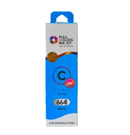 TINTA FULL COLORS PARA EPSON 664 CYAN 100ML