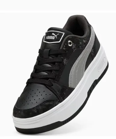ZAPATILLA PUMA REBOUND FEMME LOW DN 404283 02 TALLA 35.5  NEGRO