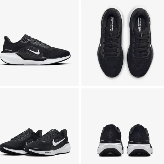 ZAPATILLA AIR ZOOM PEGASUS 41 FD2723 002 TALLA 38.5 NEGRO
