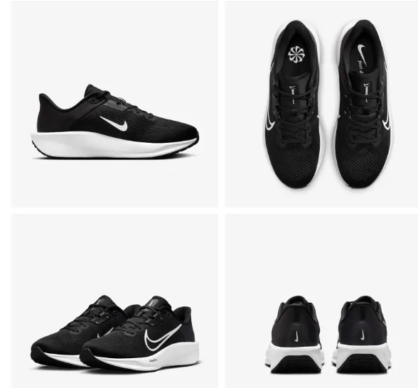 ZAPATILLA NIKE QUEST 6 FD6033 001 TALLA 42 NEGRO