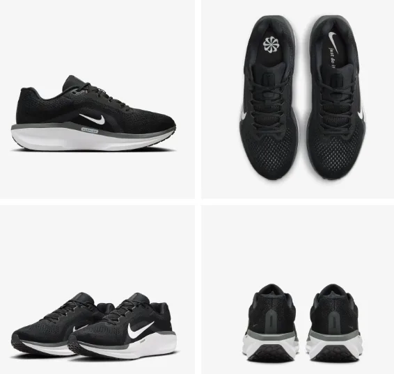 ZAPATILLA NIKE AIR WINFLO 11 FJ9509 001 TALLA 41 COLOR NEGRO