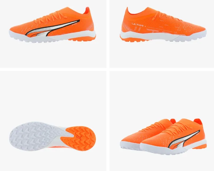 ZAPATILLA PUMA ULTRA MATCH TT 107220 01 TALLA 44 NARANJA/BLANCO