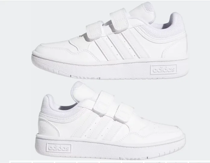 ZAPATILLA ADIDAS HOOPS 3.0 CF GW0436 TALLA 30.5 COLOR BLANCO