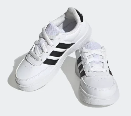ZAPATILLA ADIDAS BREAKNET 2.0K HP8956 TALLA 33.5 COLOR BLANCO/NEGRO
