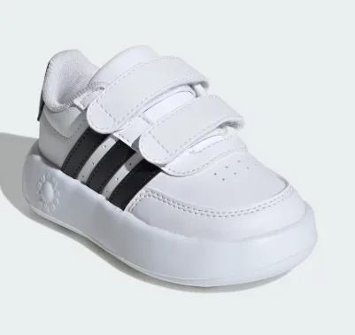 ZAPATILLA ADIDAS BREAKNET 2.0 CF ID5276 TALLA 22 COLOR BLANCO NEGRO