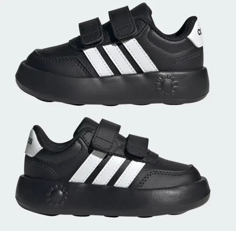 ZAPATILLA ADIDAS BREAKNET 3.0 CFI JS3679 TALLA 25 COLOR NEGRO/BLANCO