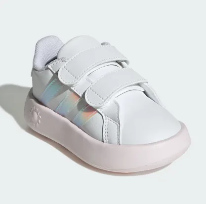 ZAPATILLA ADIDAS GRAND COURT 2.0 CFI JQ5657 TALLA 26 COLOR BLANCO/ROSADO
