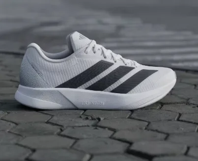 ZAPATILLA ADIDAS DURAMO RC2W JR3236 TALLA 39.5 COLOR BLANCO/NEGRO