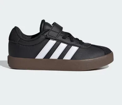ZAPATILA ADIDAS VL COURT 3.0 ELC ID9154 TALLA 33.5 COLOR NEGRO