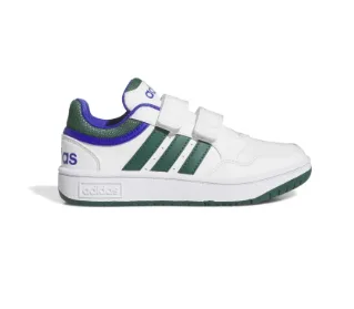 ZAPATILLA ADIDAS HOOPS 3.0 CFC IH7896 TALLA 35 COLOR BLANCO/ VERDE Y CELESTE