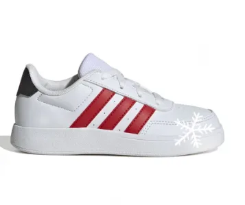 ZAPATILLA ADIDAS BREAKNET 2.0 K JH6677 TALLA 33 COLOR BLANCO/ROJO